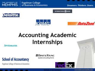 Accounting Academic Internships