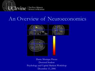 An Overview of Neuroeconomics