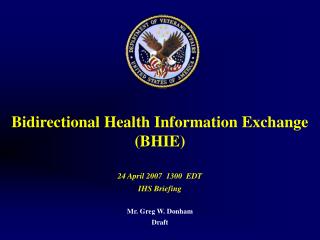 Bidirectional Health Information Exchange (BHIE)