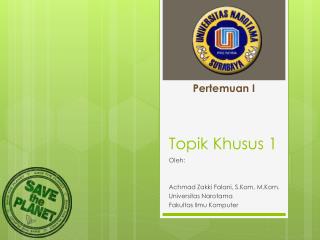 Topik Khusus 1