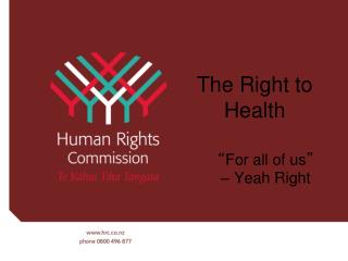 The Right to Health