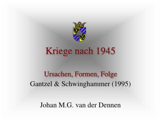 Kriege nach 1945