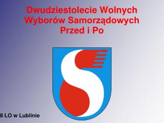 Dwudziestolecie Wolnych Wyborów Samorządowych Przed i Po 8 LO w Lublinie