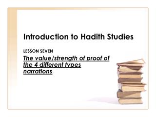 Introduction to Hadith Studies