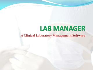 LAB MANAGER