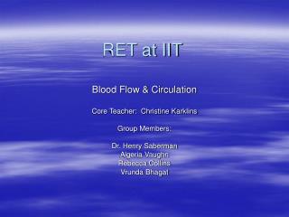 RET at IIT
