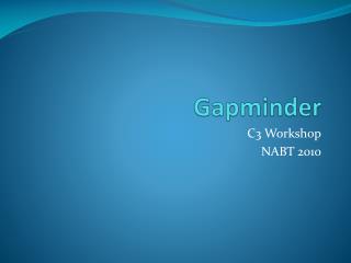 Gapminder