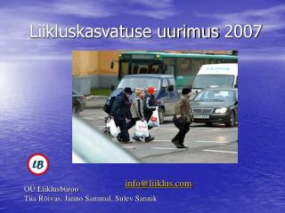 Liikluskasvatuse uurimus 2007