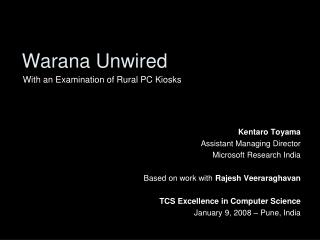 Warana Unwired