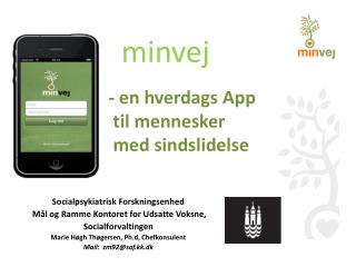 - en hverdags App til mennesker med sindslidelse