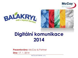 Digitální komunikace 2014