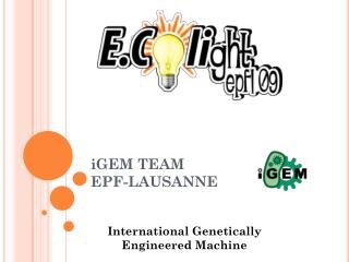 iGEM TEAM EPF-LAUSANNE