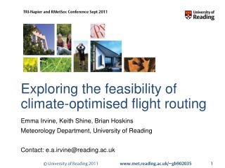 Exploring the feasibility of climate-optimised flight routing
