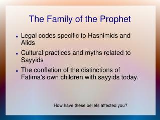 The Family of the Prophet