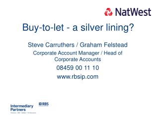 Buy-to-let - a silver lining?