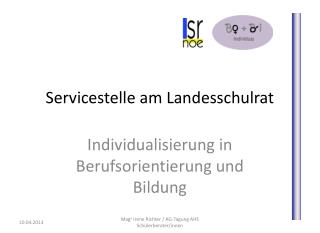 Servicestelle am Landesschulrat