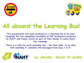 ALL ABOARD – READY TO LEARN!
