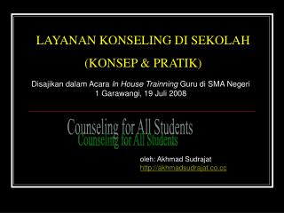 Counseling for All Students