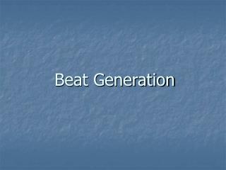 Beat Generation