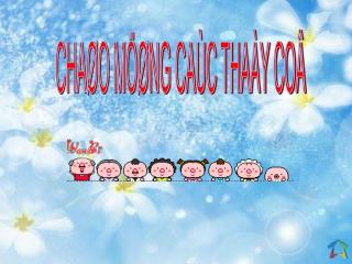 CHAØO MÖØNG CAÙC THAÀY COÂ