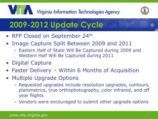 2009-2012 Update Cycle