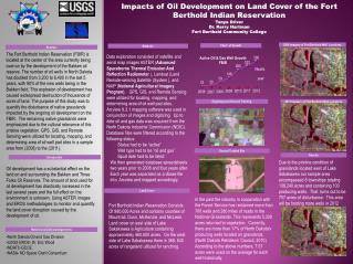Impacts of Oil Development on Land Cover of the Fort Berthold Indian Reservation Tanya Driver