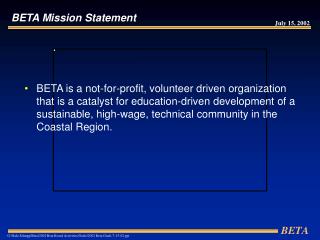 BETA Mission Statement