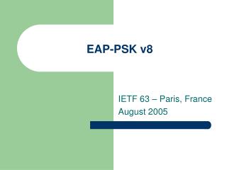 EAP-PSK v8