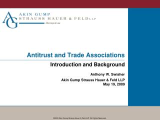 Antitrust and Trade Associations