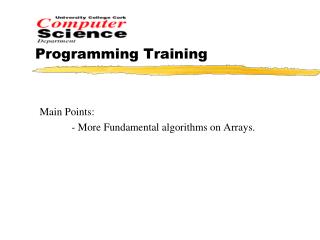 Programming Training