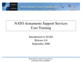 NATO Armaments Support Services User Training