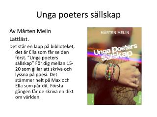 Unga poeters sällskap