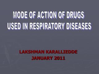 LAKSHMAN KARALLIEDDE JANUARY 2011