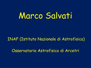 Marco Salvati