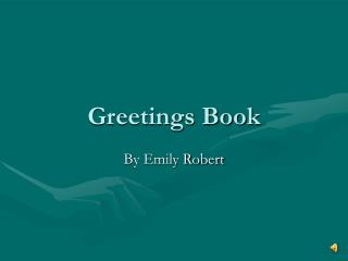 Greetings Book