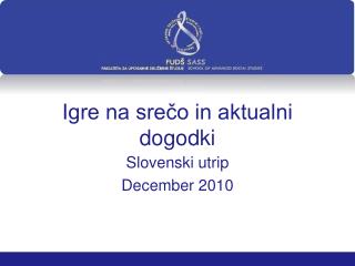 Igre na srečo in aktualni dogodki