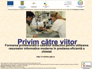 Privim către viitor