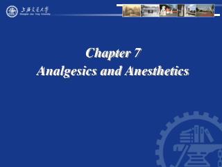 Chapter 7 Analgesics and Anesthetics