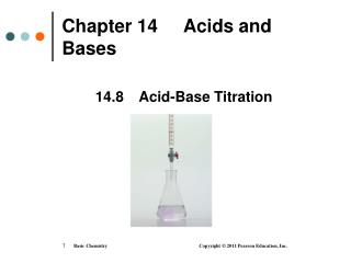 Chapter 14 Acids and Bases