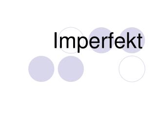 Imperfekt