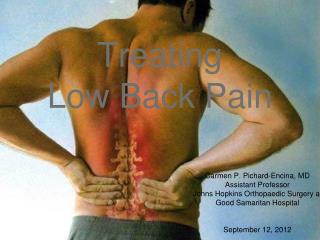 Treating Low Back Pain