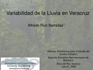 Variabilidad de la Lluvia en Veracruz