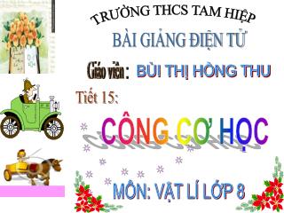 TRƯỜNG THCS TAM HIỆP