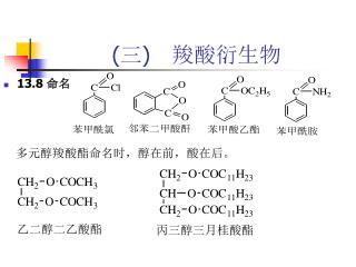 (三)　羧酸衍生物