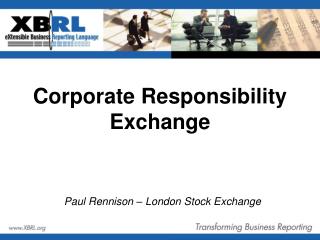 Corporate Responsibility Exchange