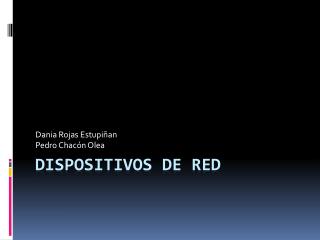 Dispositivos de Red