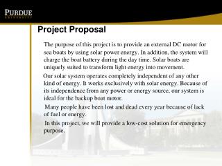 Project Proposal