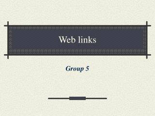 Web links