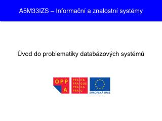 A 5M 33 IZS – Informační a znalostní systémy