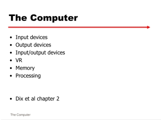 The Computer